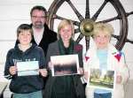 First prize winners, from left, Sam Baylis, Manu Palomeque, Jackie Hagan and Olive Medhurst