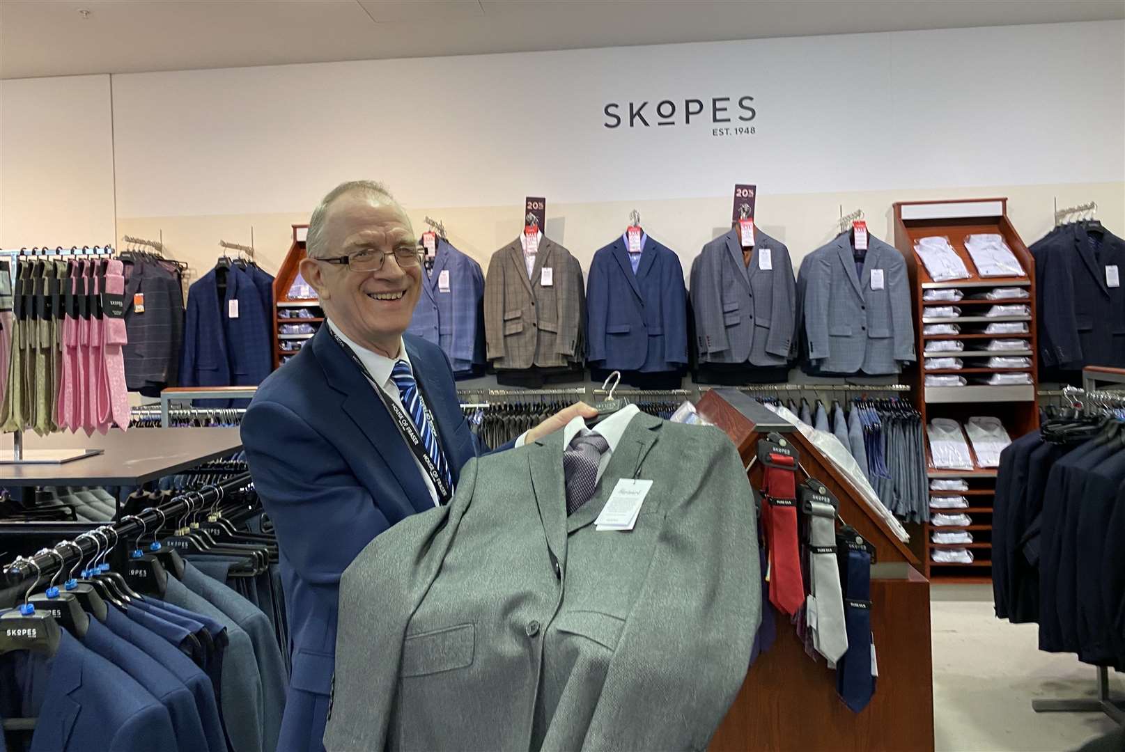 Ron has been working at Skopes in House of Fraser for three years