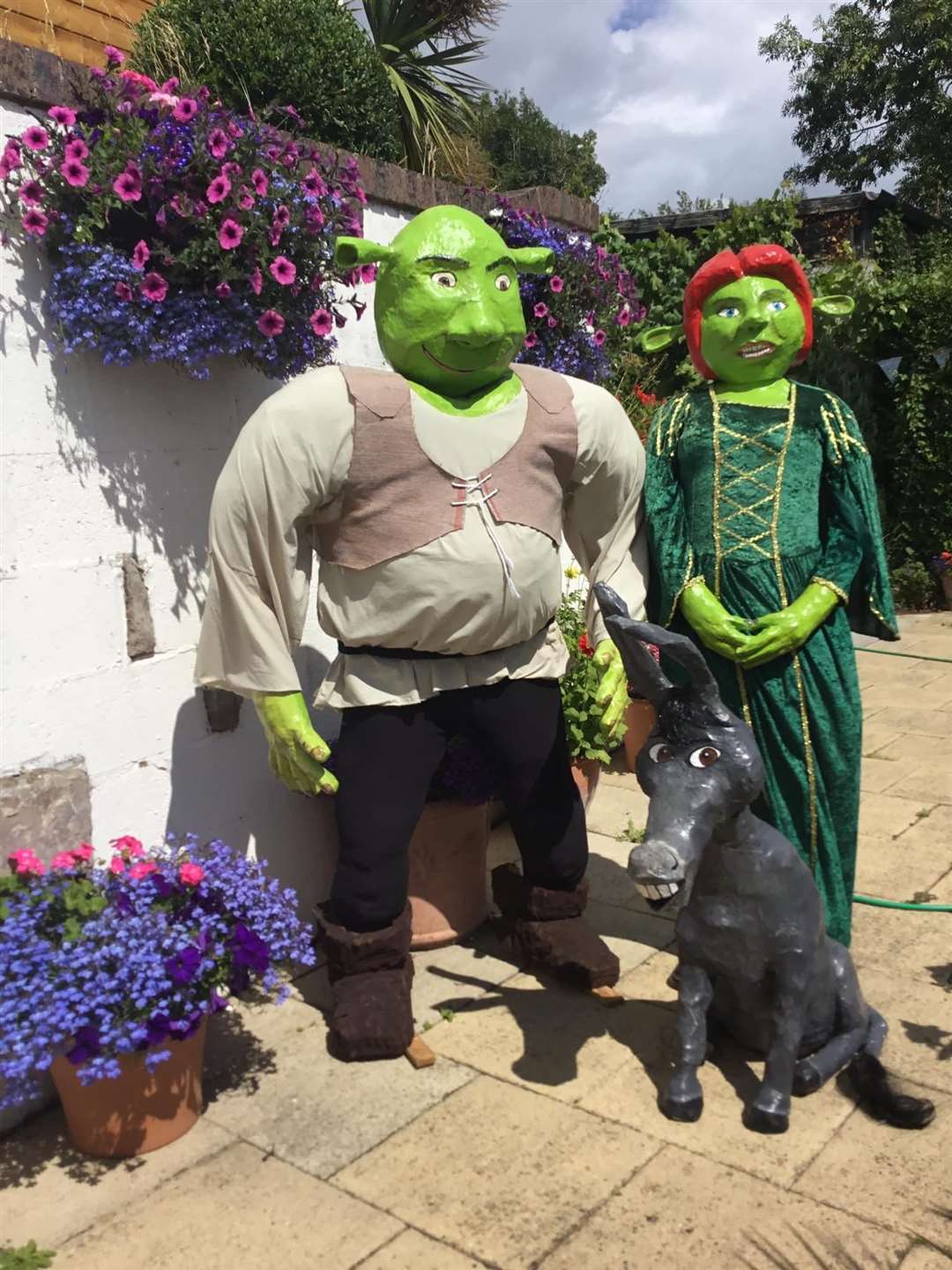 Characters from the Shrek movies make up one entry (Louise Henson/PA)