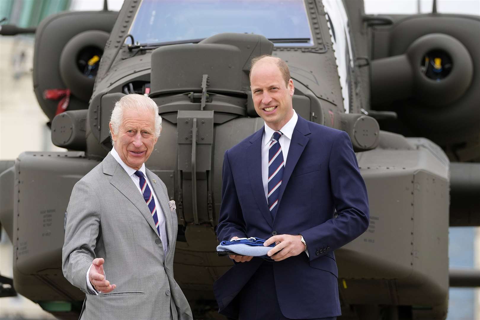 Charles handed over the role of Colonel-in-Chief of the Army Air Corps to William earlier this week (Kin Cheung/PA)