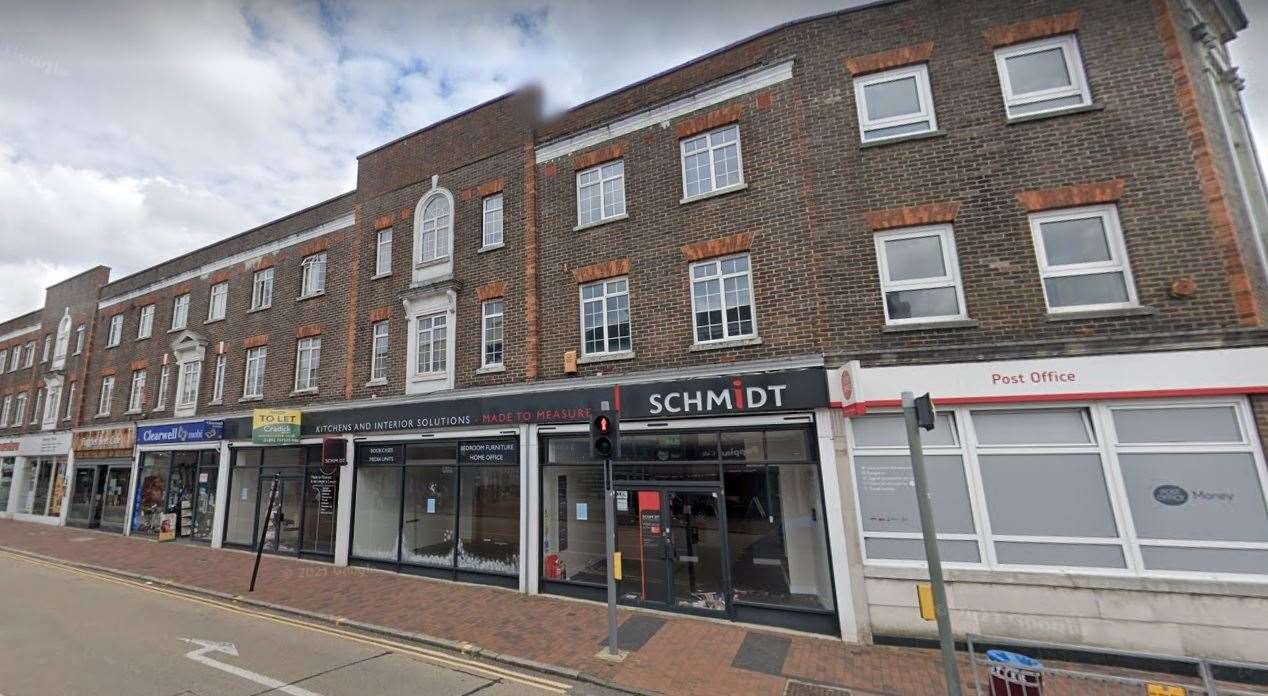 The former Schmidt kitchen showroom in Grosvenor Road, Tunbridge Wells, could become a fast-food outlet for KFC and Taco Bell. Picture: Google