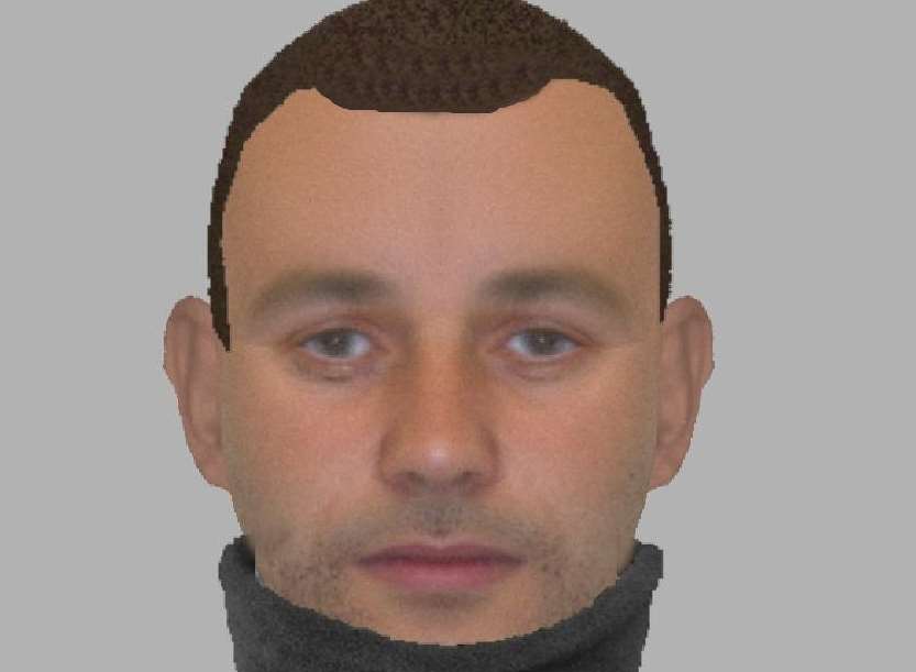Detectives investigating a reported attempted robbery in Gillingham have released an e-fit image of a man they would like to speak to