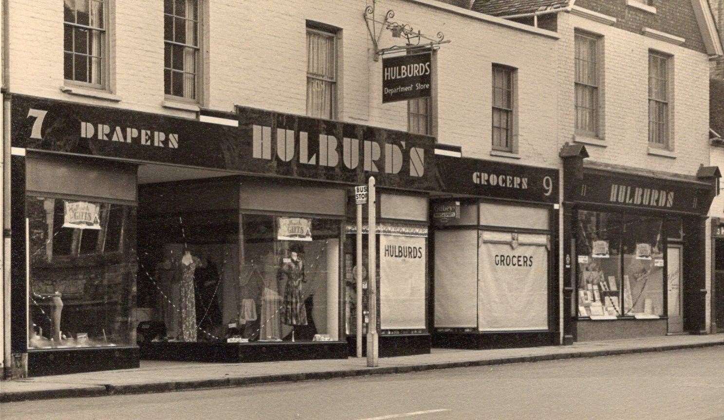 Hulburds department store in 1950