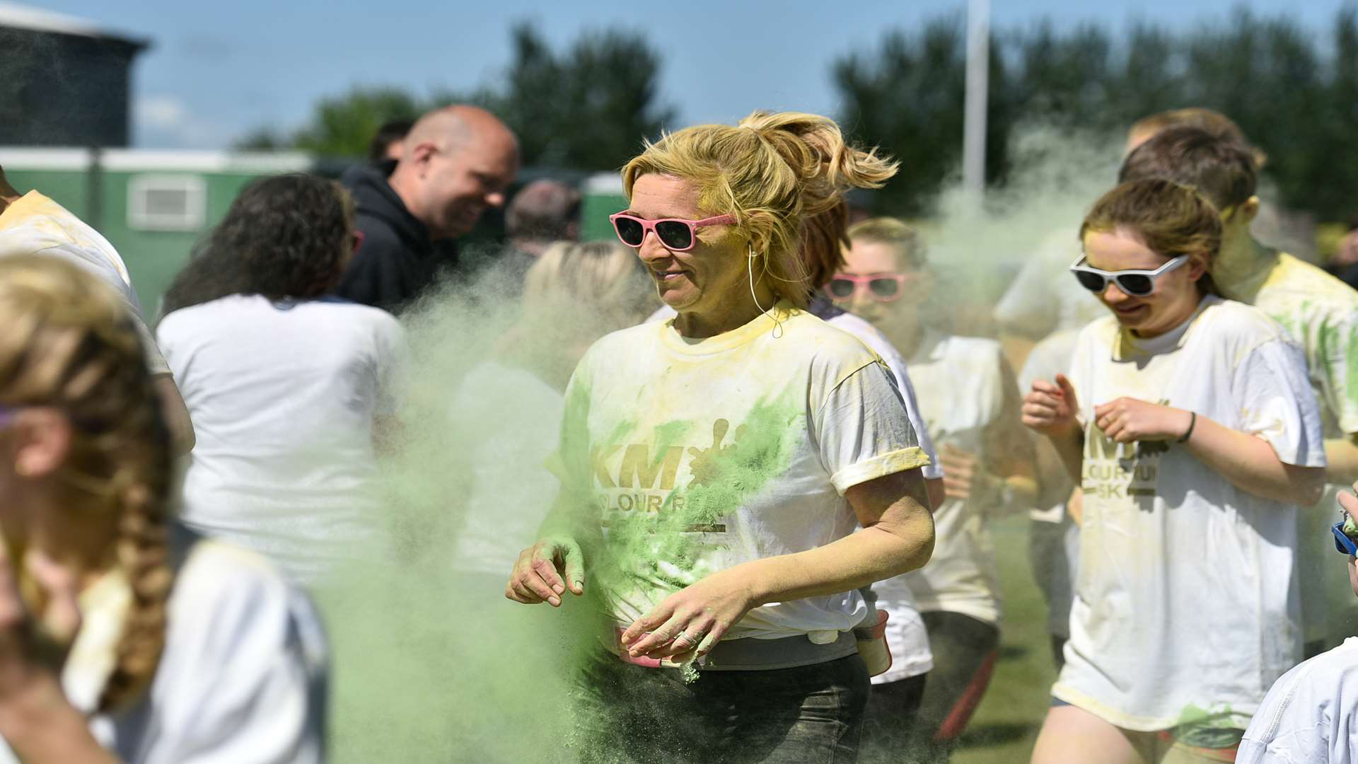 The KM Colour Run, staged at Bettshanger Park, near Deal on Sunday, June 12 is now a total sell-out.
