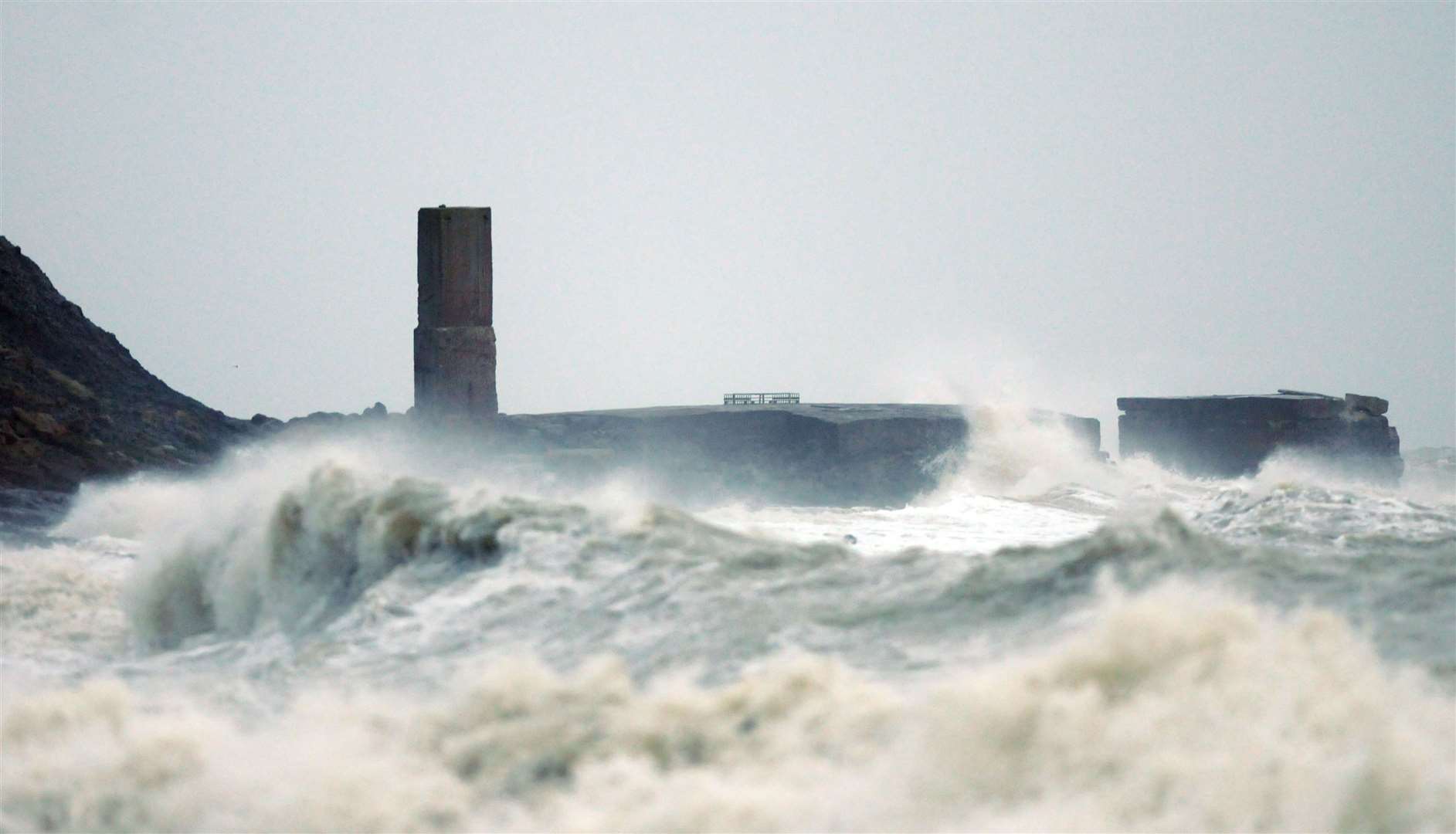 Large waves are expected to hit the Kent coastline this week. Picture: Ruth Cuerden