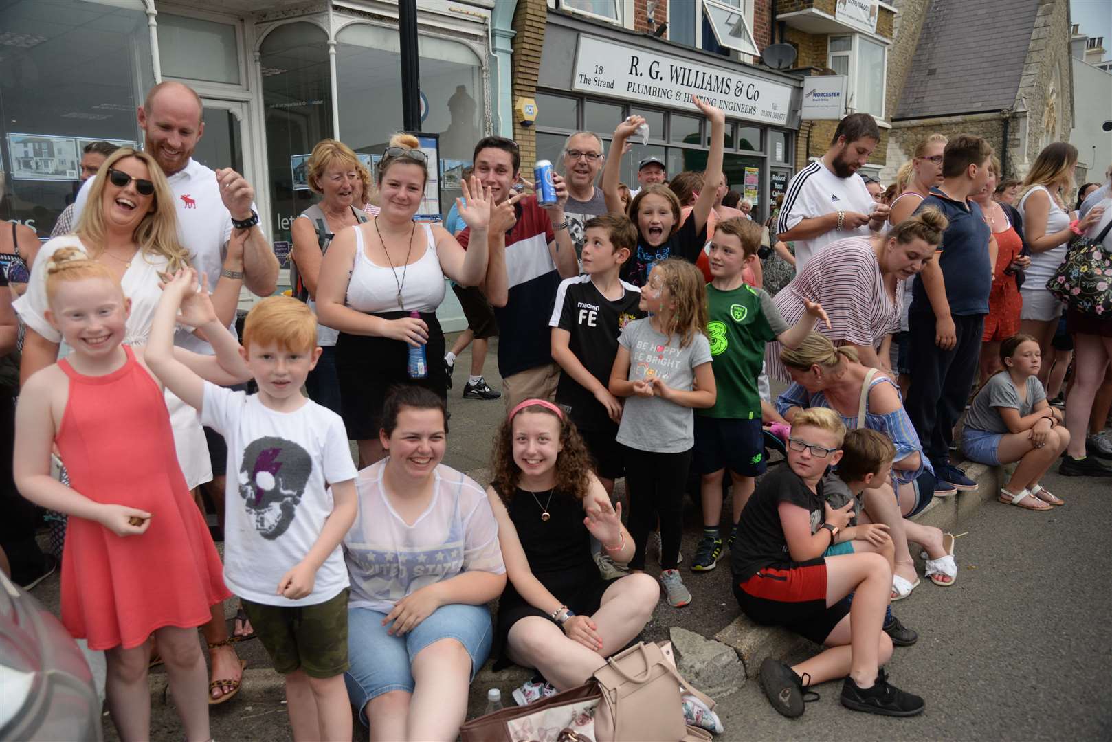 Spectators lined the streets for Deal Carnival in 2019. Picture: Chris Davey
