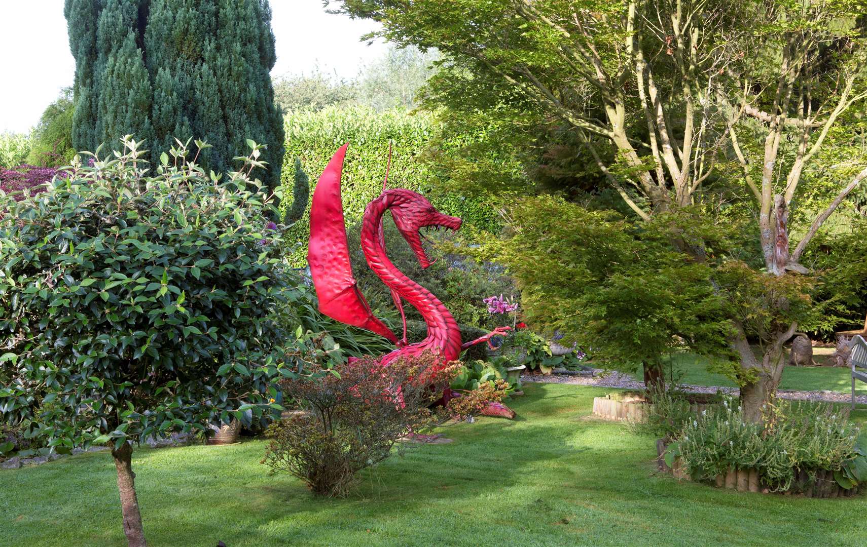 Find quirky sculptures and stunning flowers in Kent’s summer gardens. Picture: Leigh Clapp