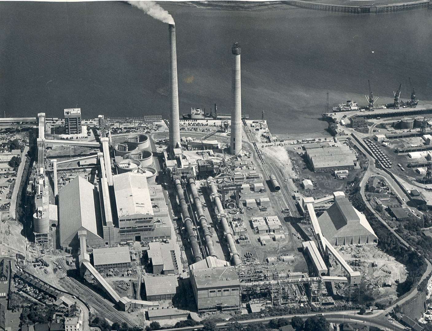 The Northfleet Cement Works. Photo taken in July 1970.