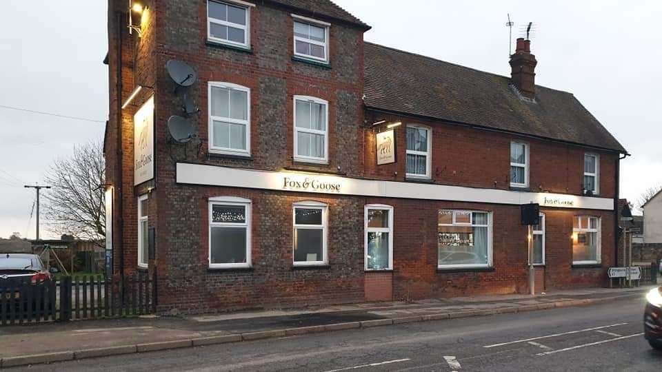 The Fox and Goose pub in Bapchild, Sittingbourne, closed in May