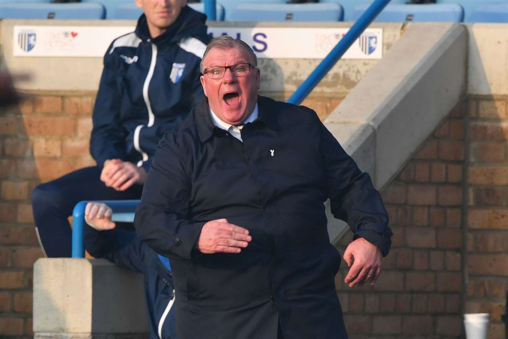 Gillingham manager Steve Evans was disappointed with Saturday's performance Picture: Keith Gillard (43328321)