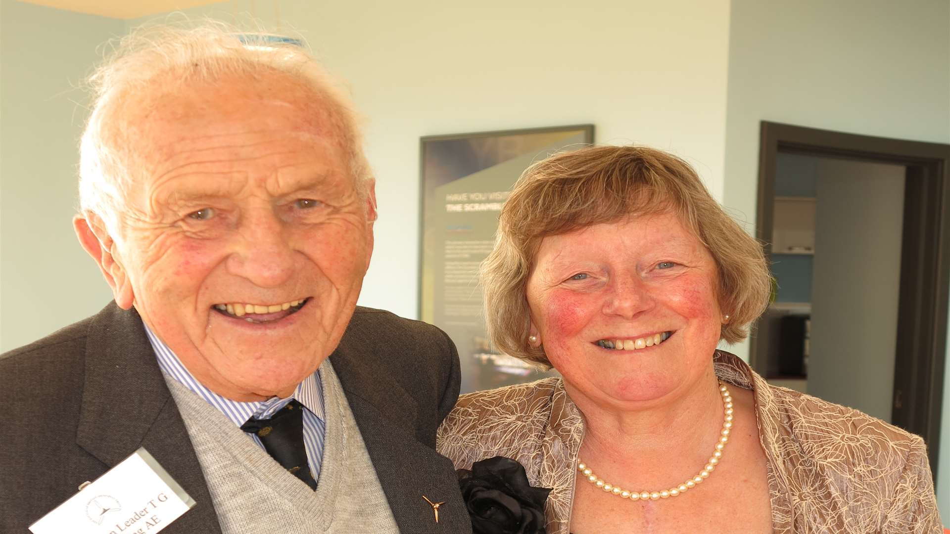 Tony Pickering with his wife Chris