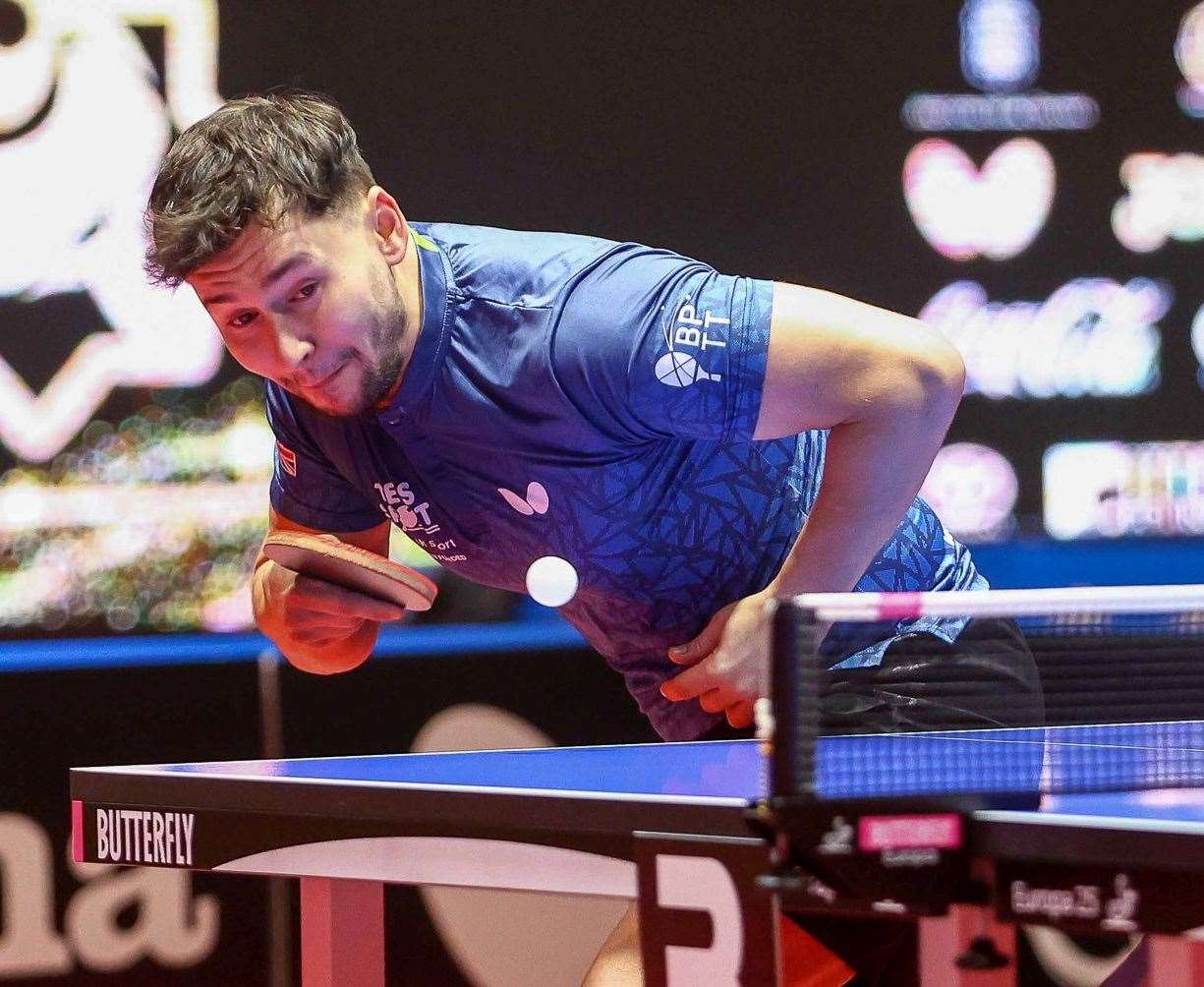 Minster table tennis player Ross Wilson in action at the World Para Championships. Picture: ITTF