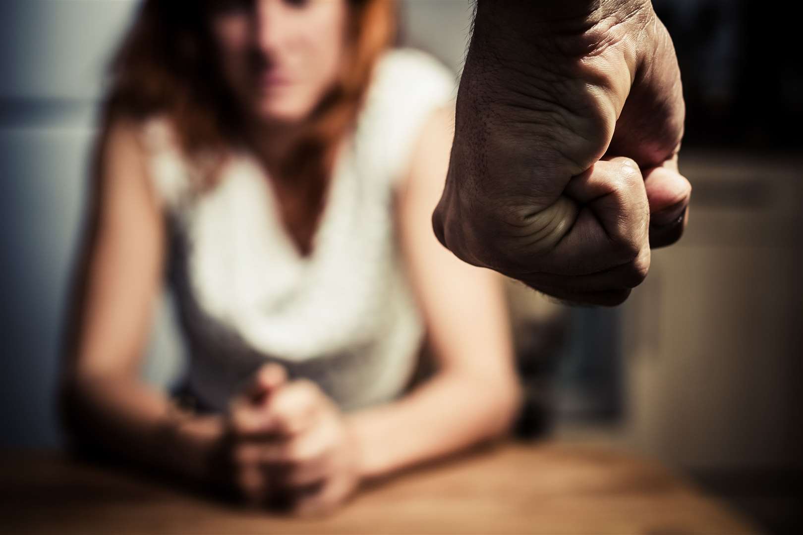 Victims of domestic abuse have been locked down with their abusers. Stock photo