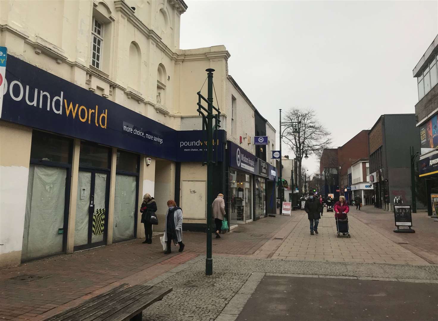 Police were called to Chatham High Street
