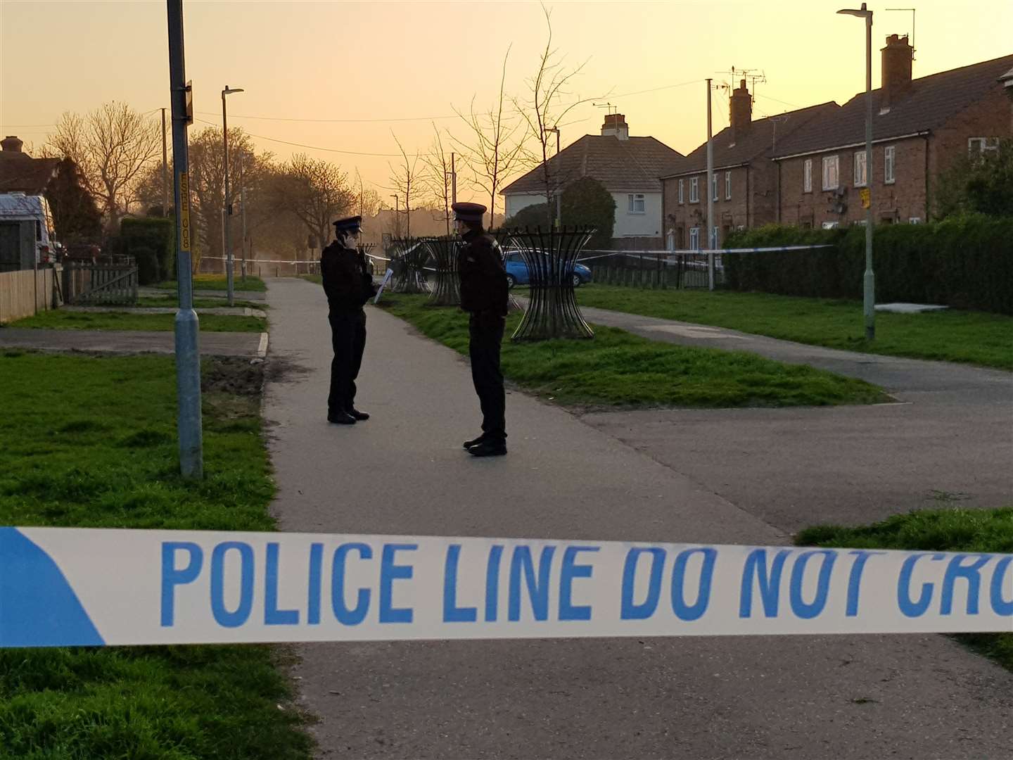 Police and forensics are in Station Chine, Herne Bay (8155965)
