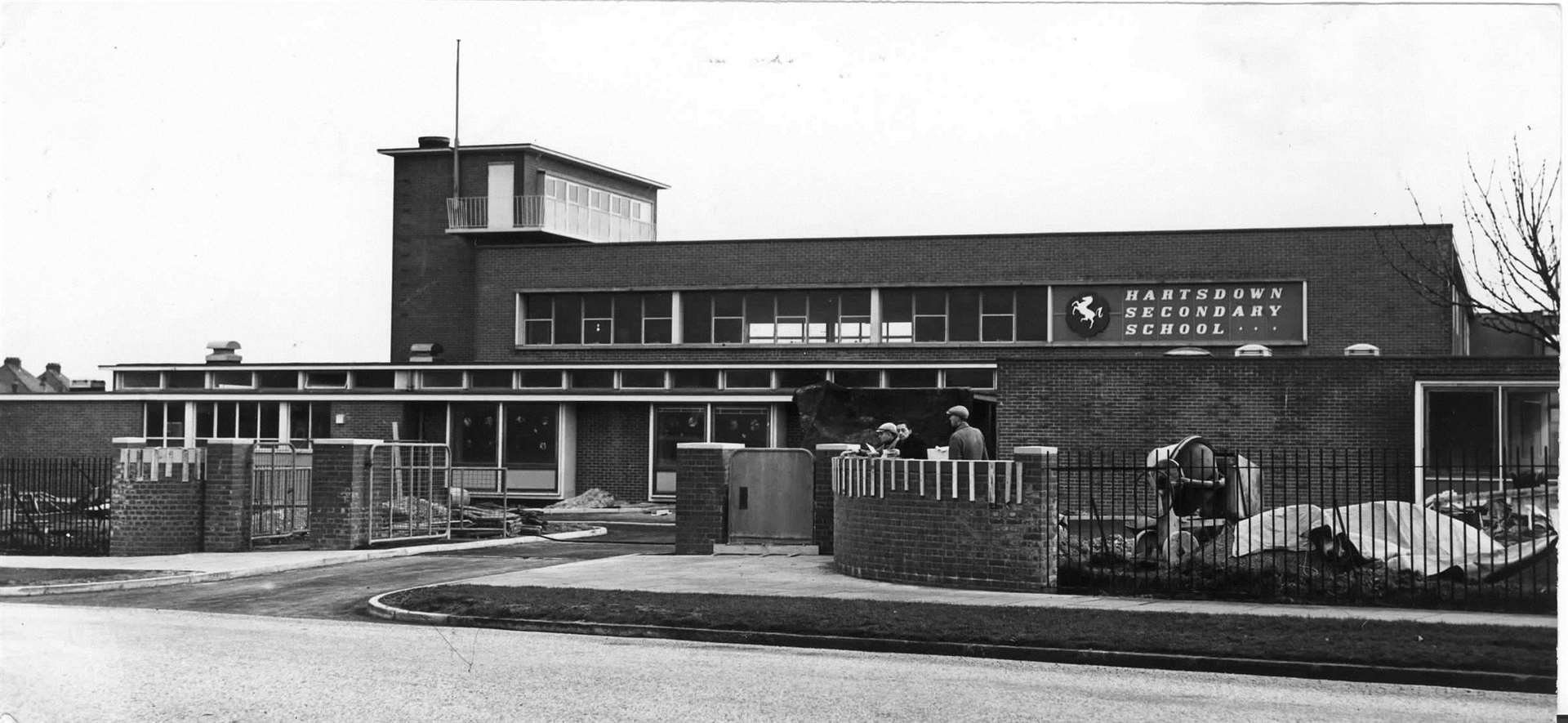 Hartsdown Secondary School, Margate, in 1958