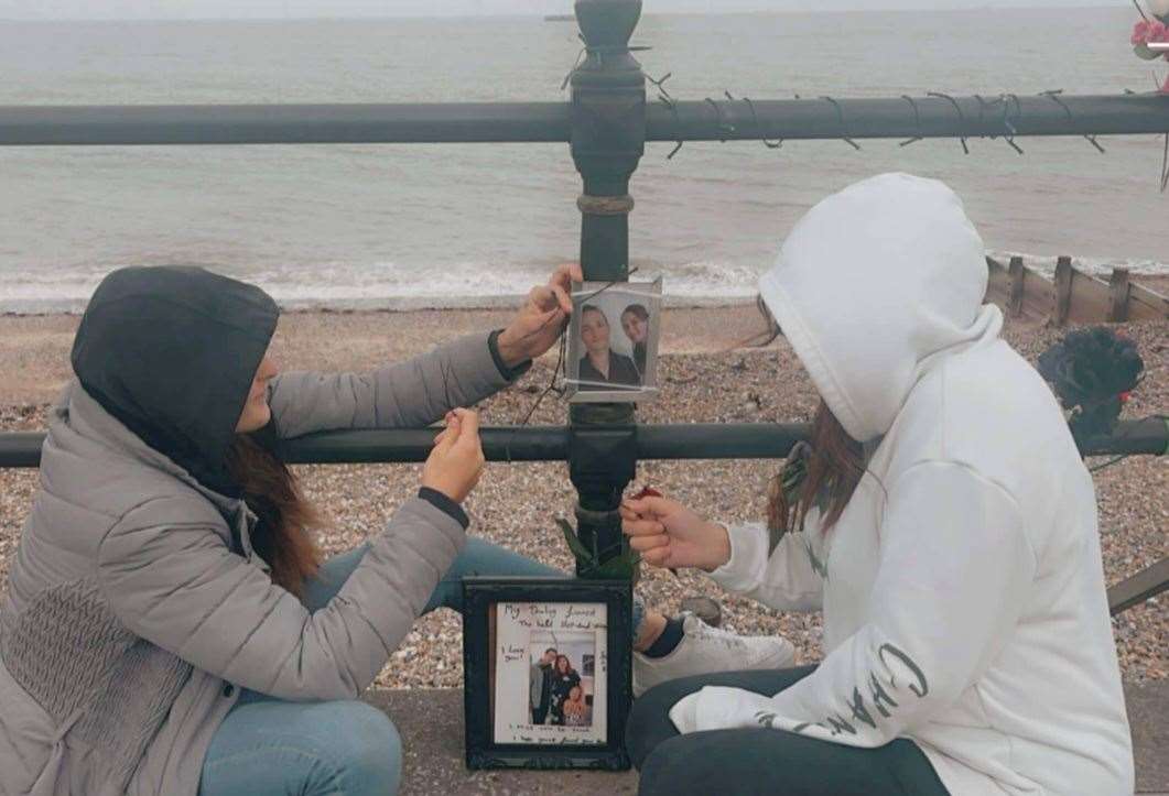 Lucy Fruin and Elle Barrowcliff are "devastated" and "angered" by the vandalism to the memorial