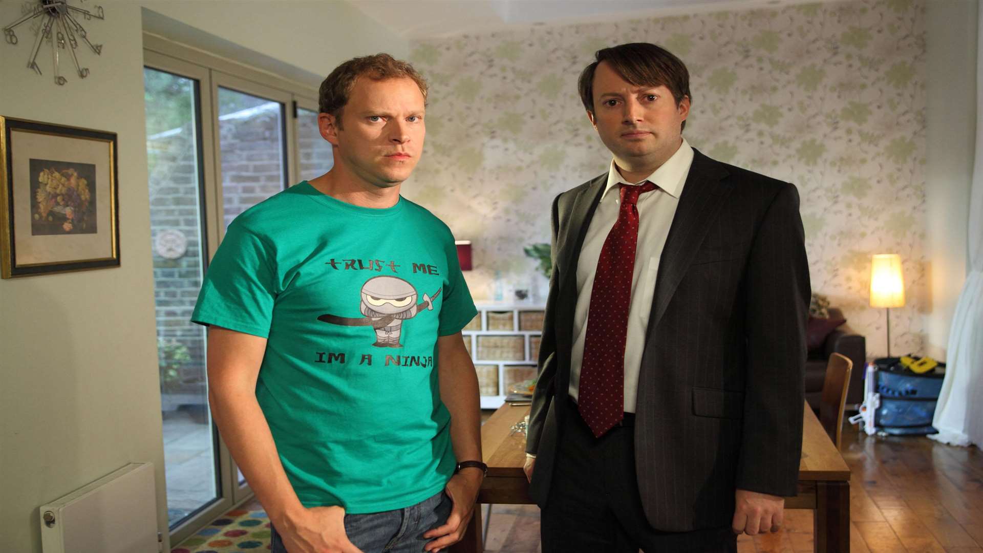 Robert Webb with Peep Show co-star David Mitchell. Picture: PA Photo/Channel 4