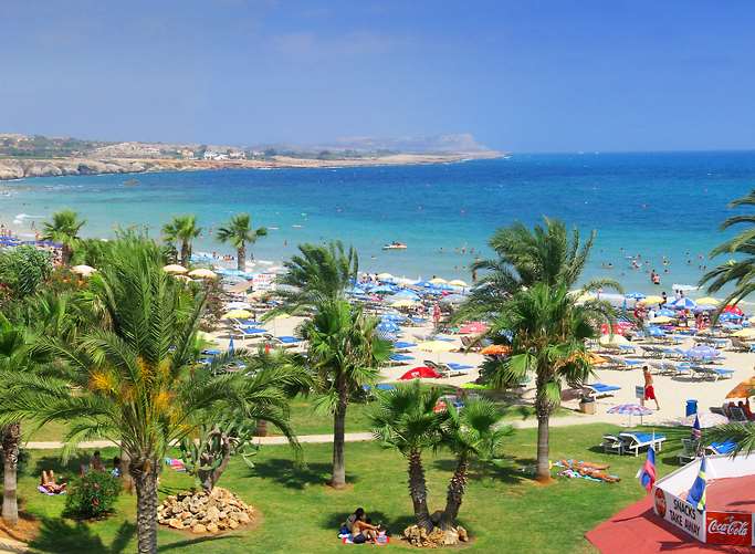 The popular Cyprus resort of Ayia Napa