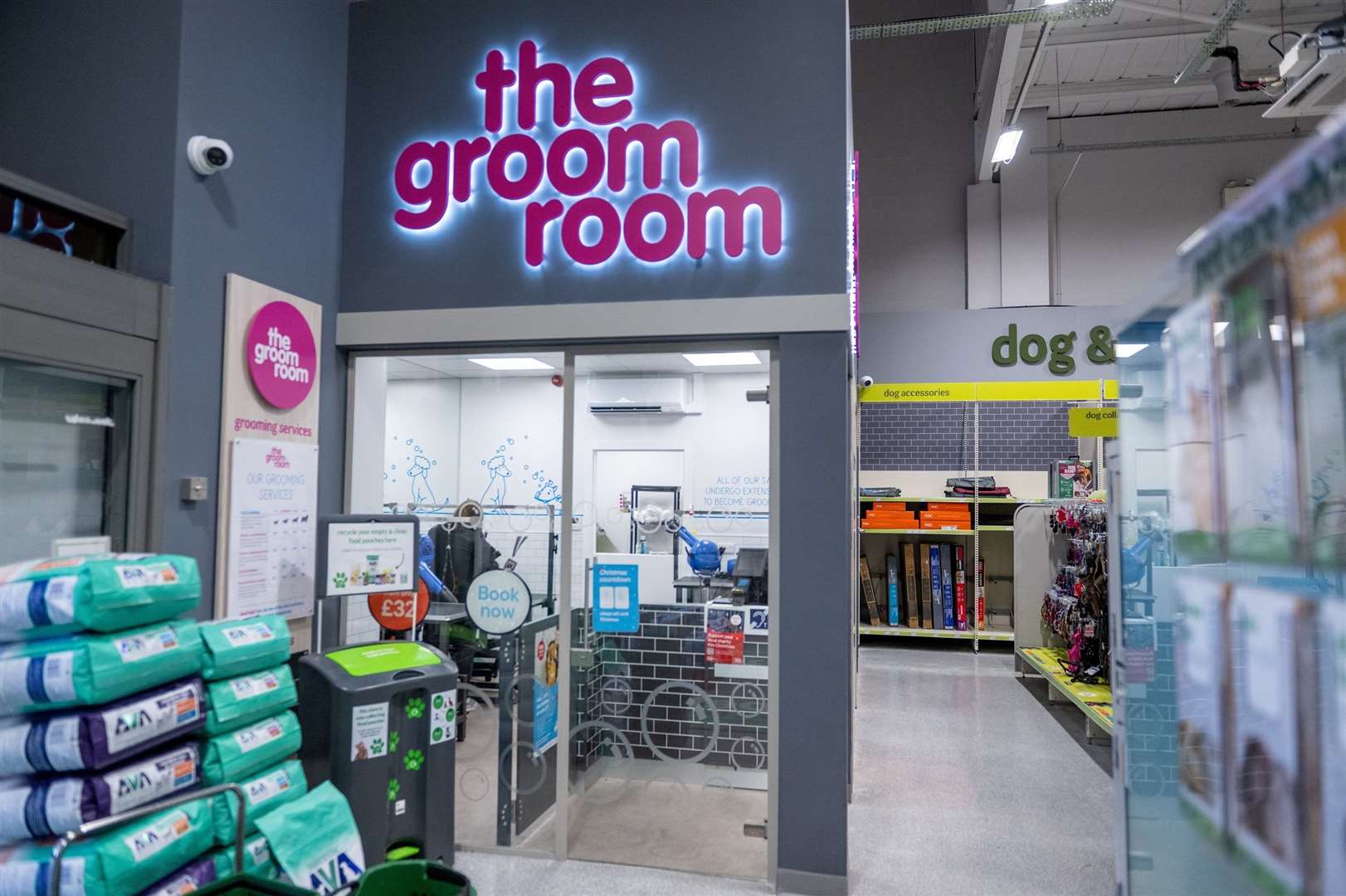 The Groom Room at the recently revamped Pets at Home in Chatham. Picture: City Press