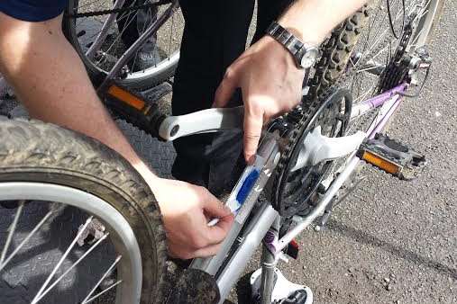 Cyclists in Tonbridge can have their bikes security marked this weekend