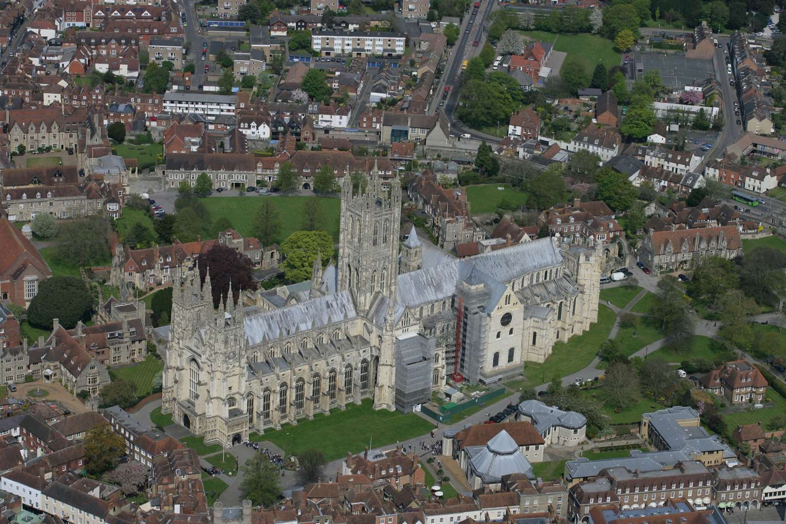 Canterbury Cathedral forms part of the city's triple-headed World Heritage status