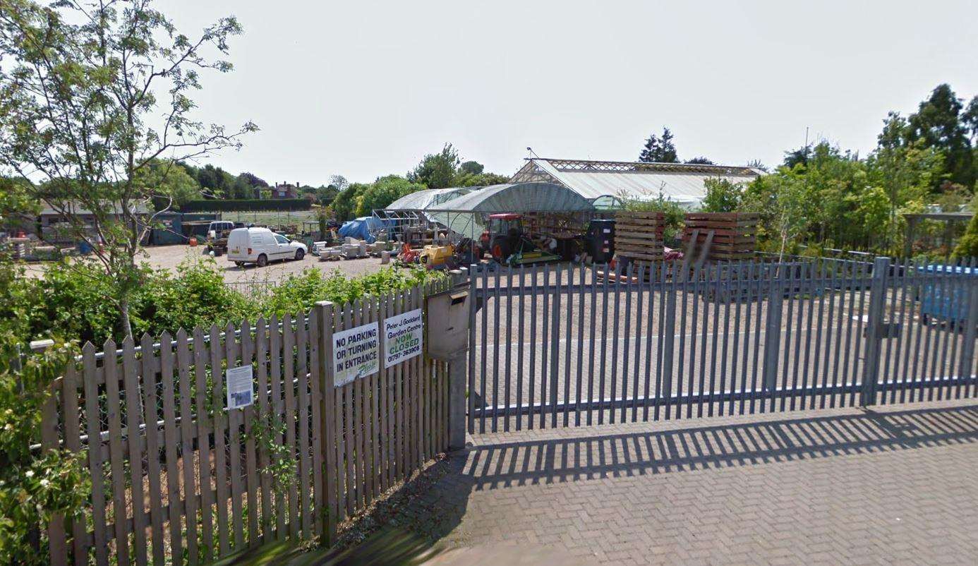 The former garden centre site on Cockreed Lane, taken in 2011. Credit: Google Maps (5944035)