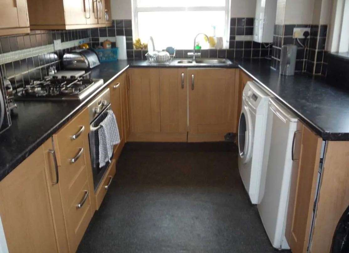 The kitchen space. Picture: Zoopla / Heritage Estates