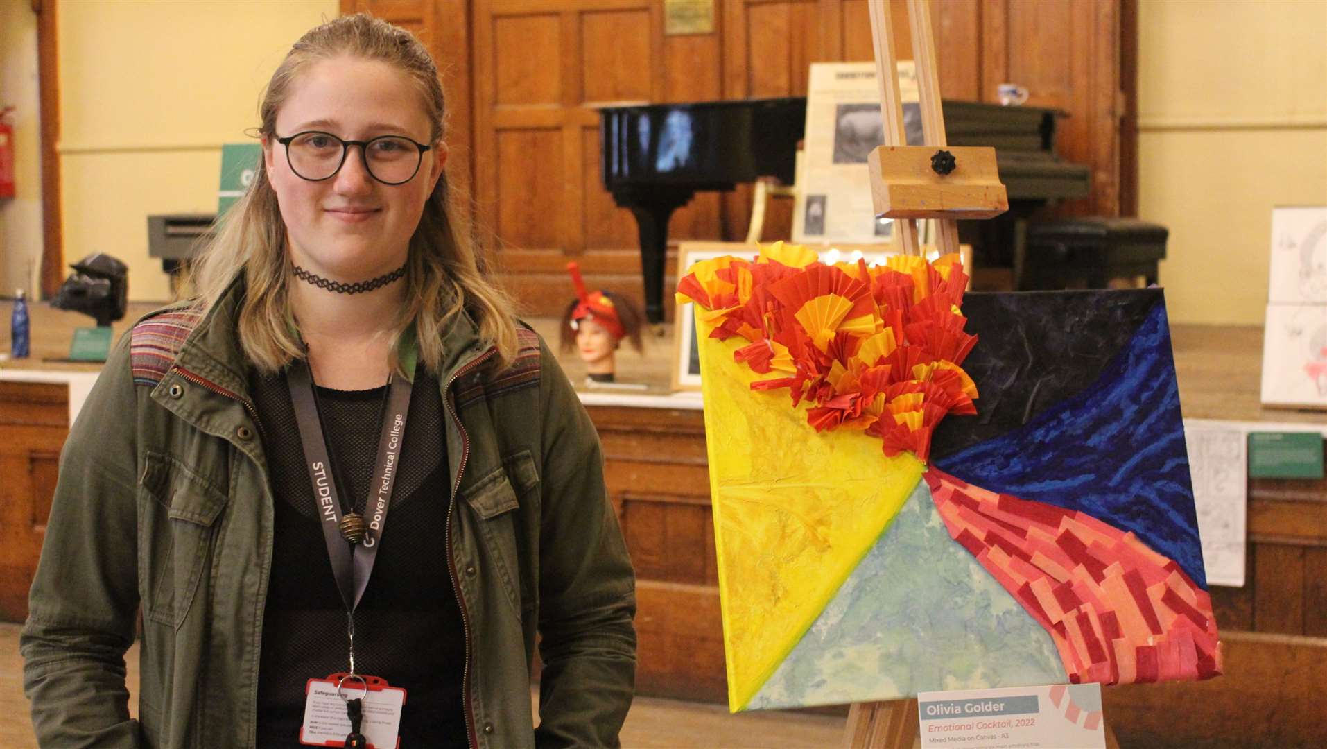 Art & Design Student Olivia Golder: "The lecturers are very knowledgeable, really understanding and just generally helpful."
