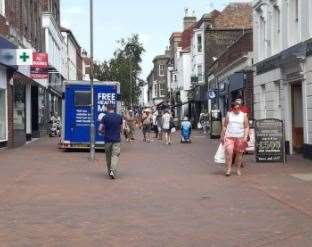 General view of Deal High Street where the bike was stolen