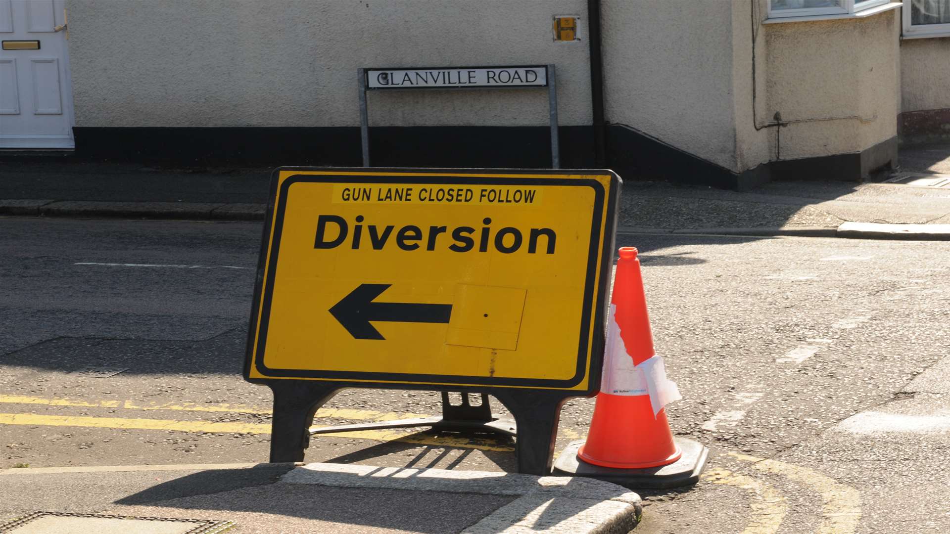 A diversion is in place along Bryant Road and Glanville Road.