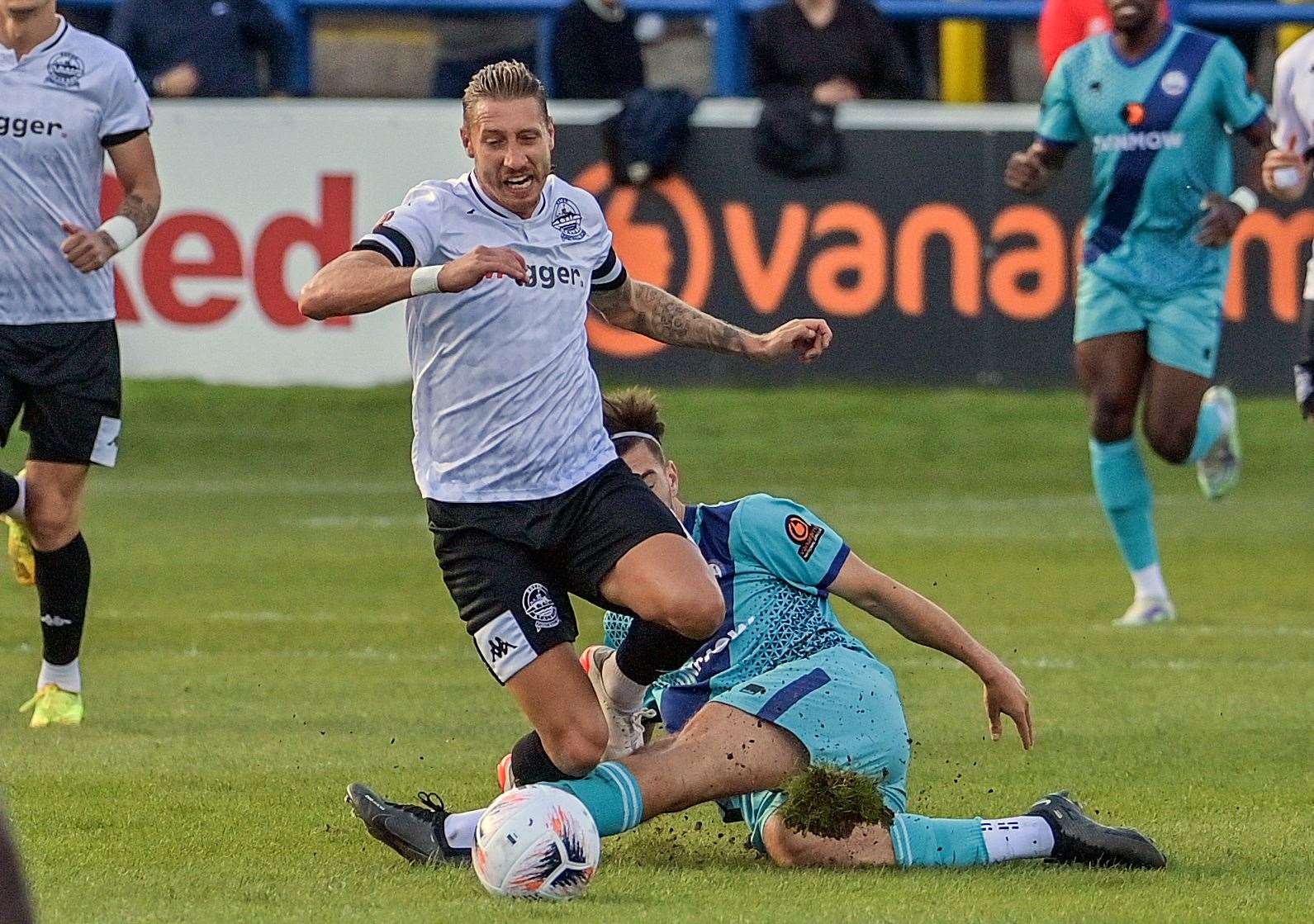 Captain Lee Martin put in an outstanding performance in their win, according to Dover manager Mitch Brundle. Picture: Stuart Brock