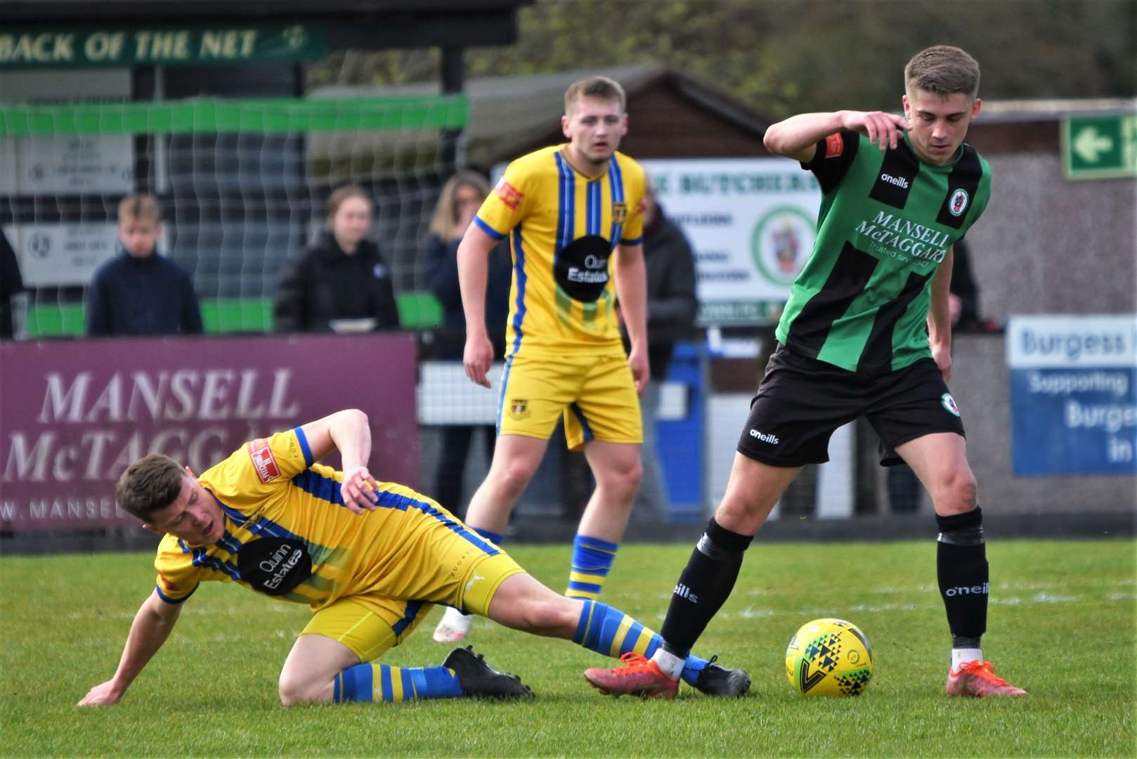 Sittingbourne ran out of steam in their defeat at Burgess Hill Picture: Ken Medwyn