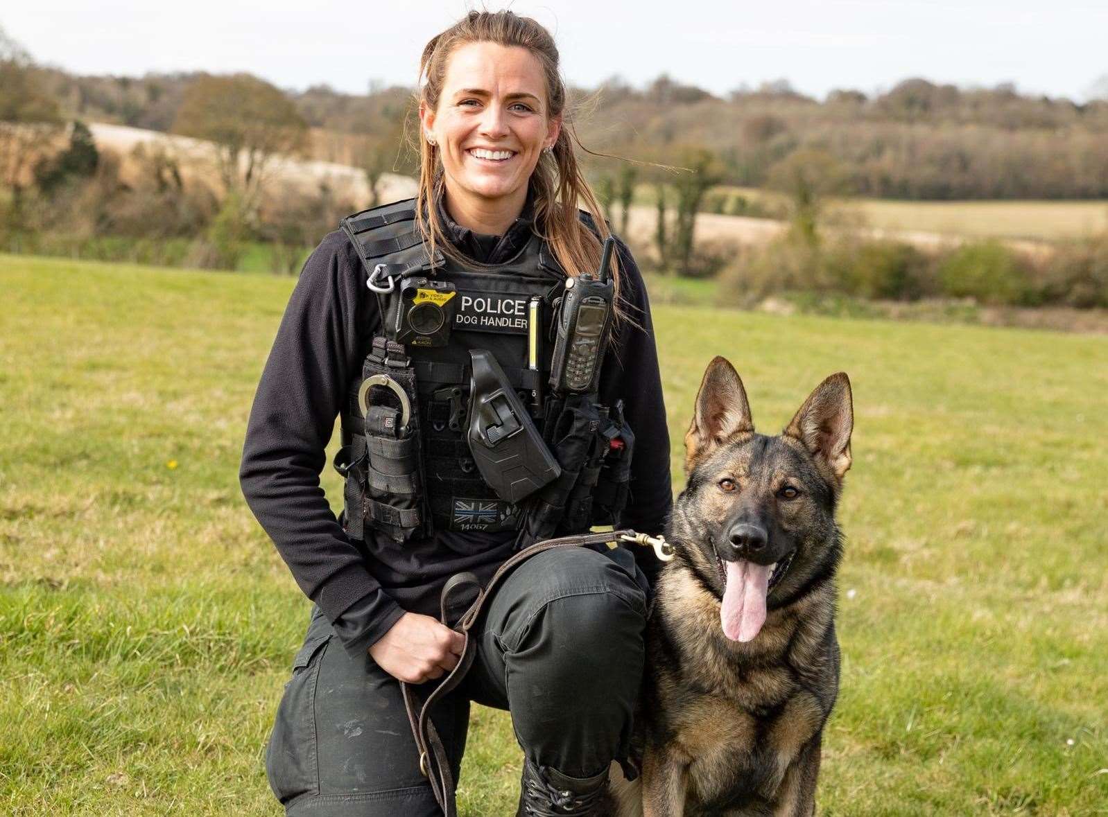 PC Megan West and PD Calli licensed in November before hitting the streets the following month