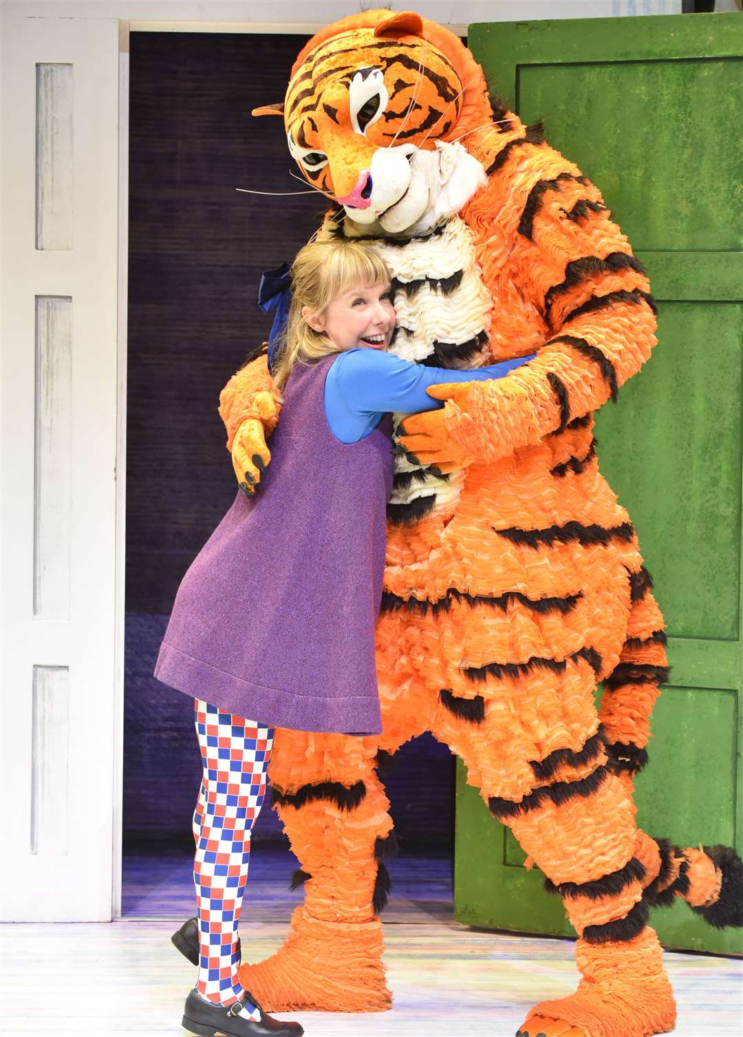 The Tiger Who Came to Tea on stage Picture: Robert Day