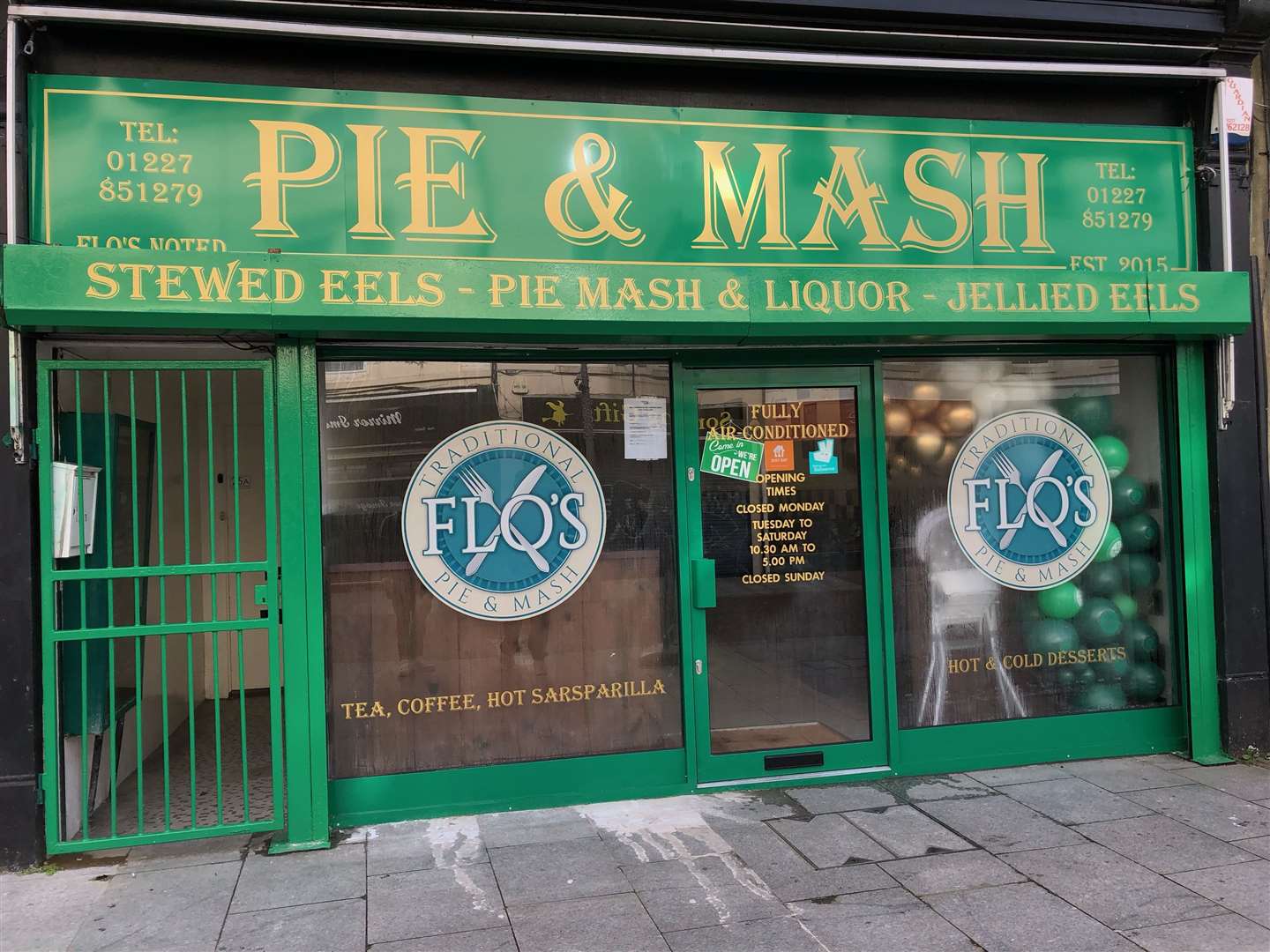 Flo's Pie & Mash opened its doors in Guildhall Street, Folkestone, on March 10