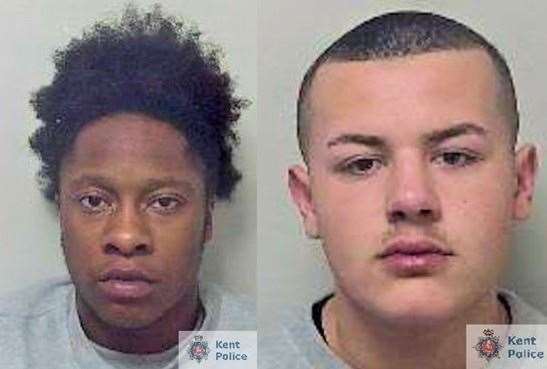 Joshua Roberts (left) and Jaden Cashin (right). Picture: Kent Police