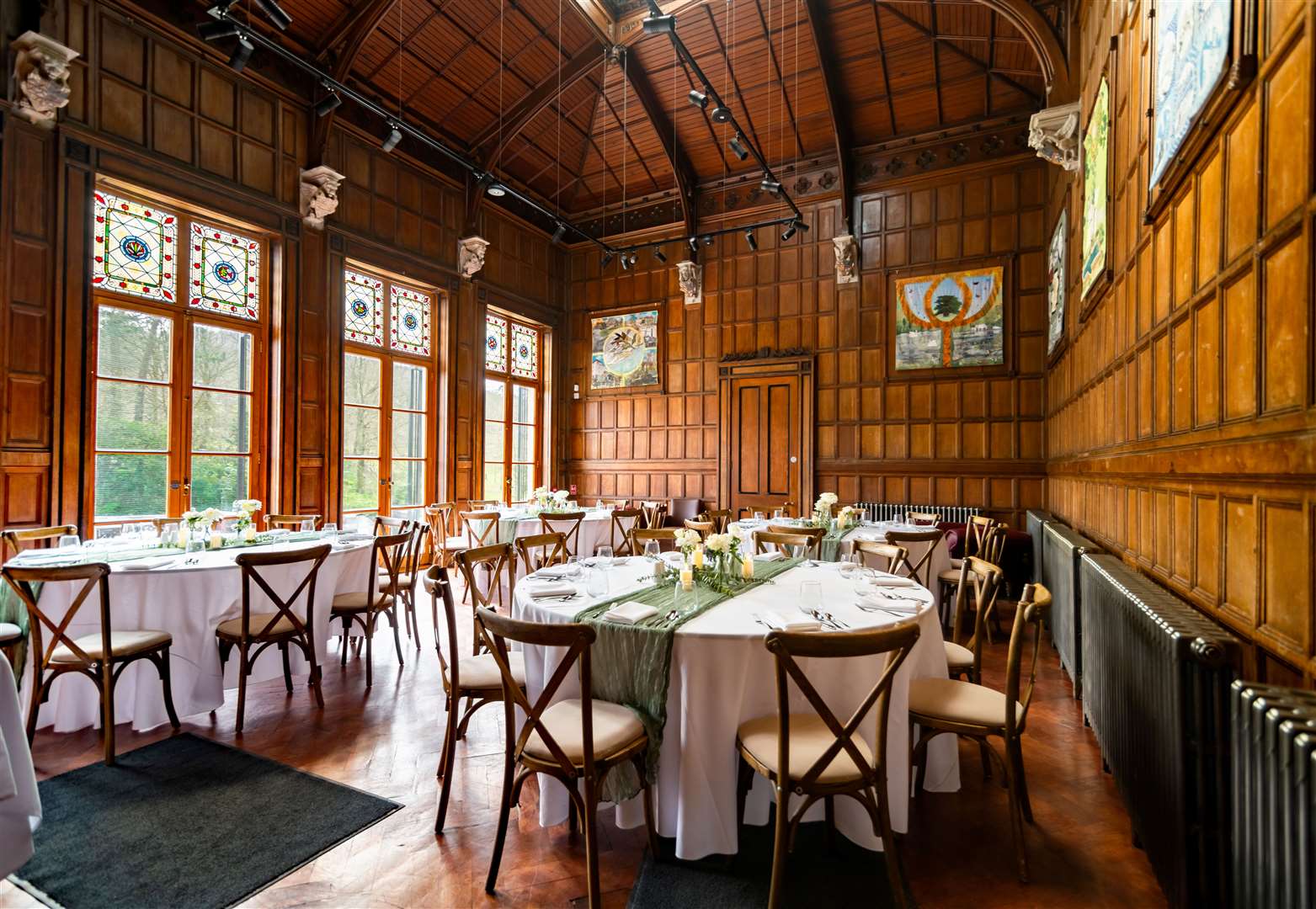 Kearsney Abbey's historic Billiards Room has become a wedding venue. Picture: Dover Media Group