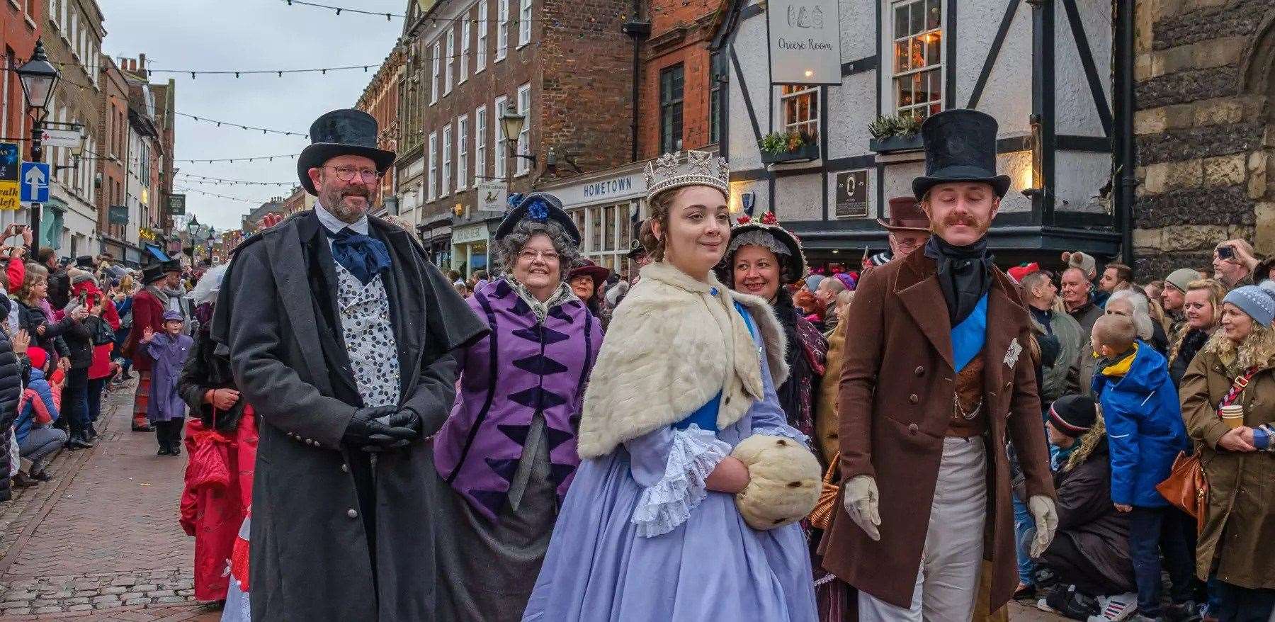 The Dickensian Christmas Festival returns to Rochester for 2023. Picture: Visit Medway