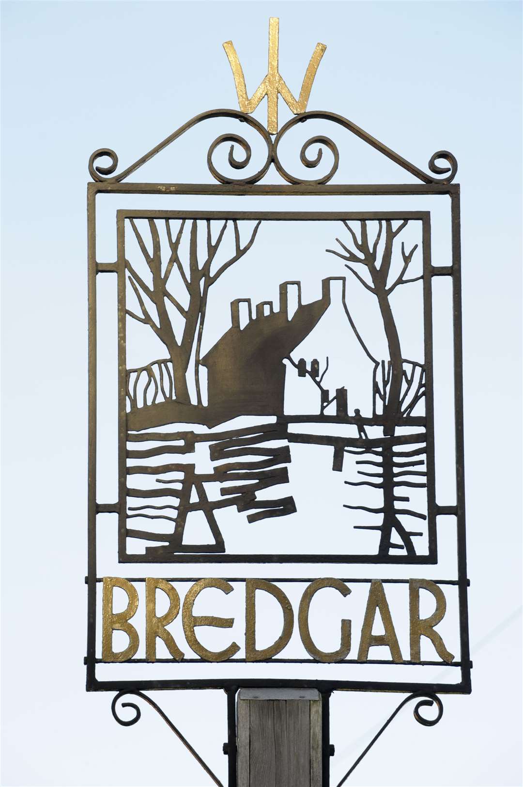 Bredgar village sign in Primrose Lane. File photo by Andy Payton