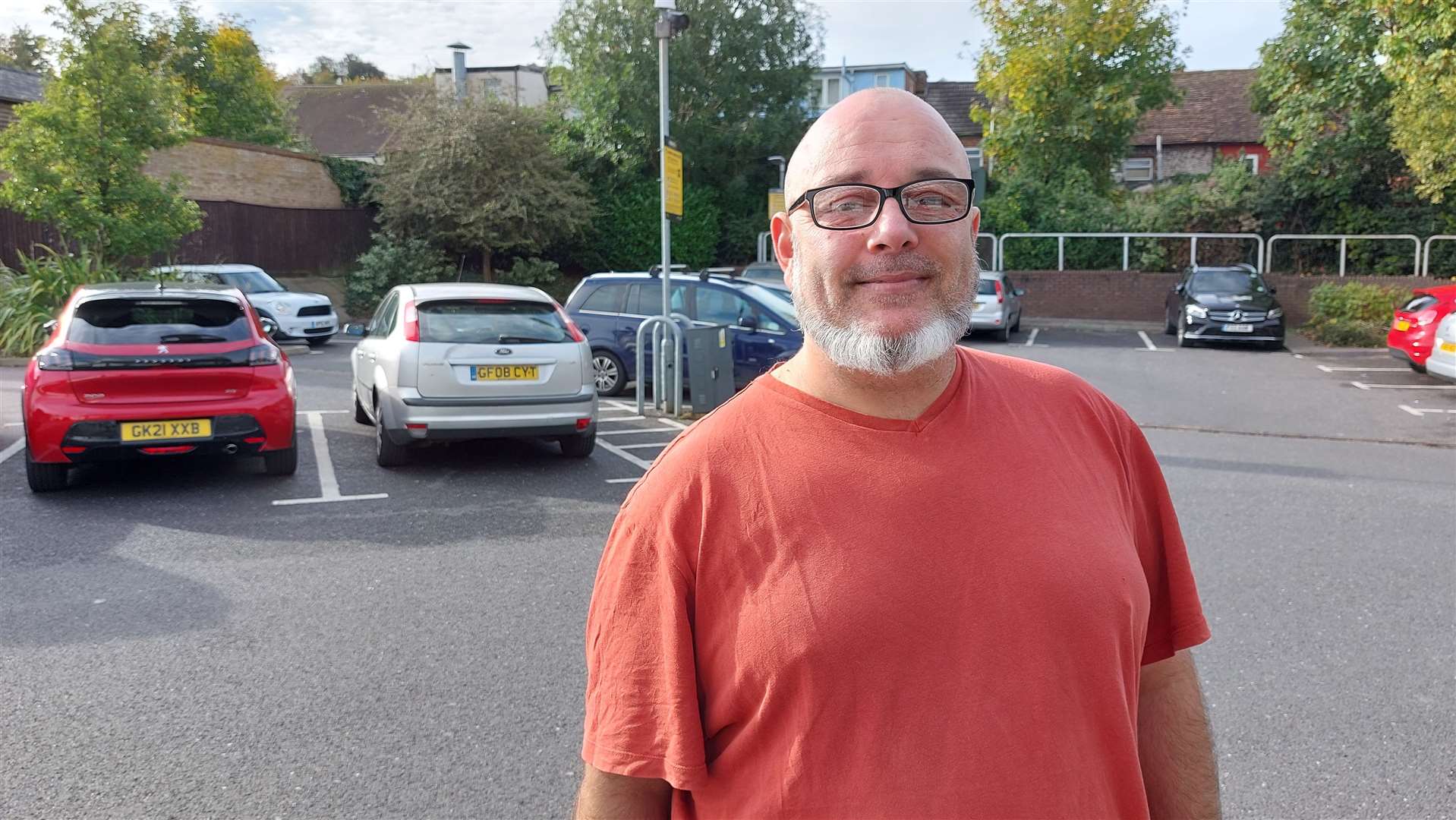 Paul Martin, 48, from Folkestone Road, thinks self-checkouts are a "good idea"