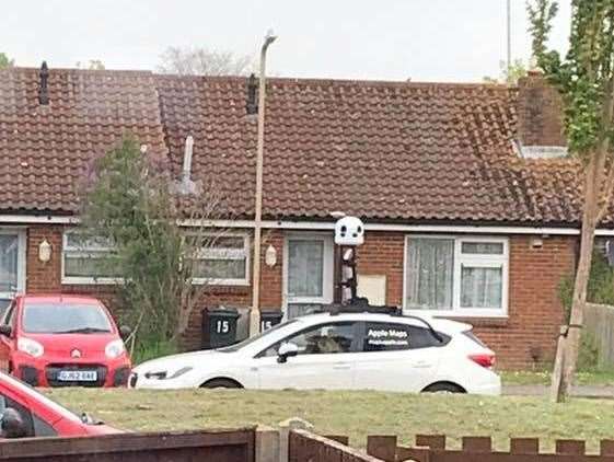 The Apple Maps car was spotted in Ashford (9485330)