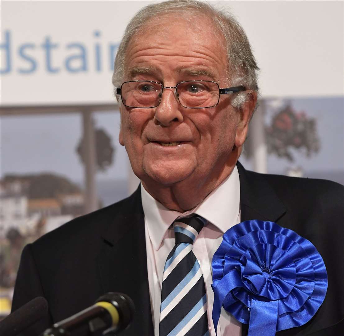 Sir Roger has won in North Thanet in 10 General Elections