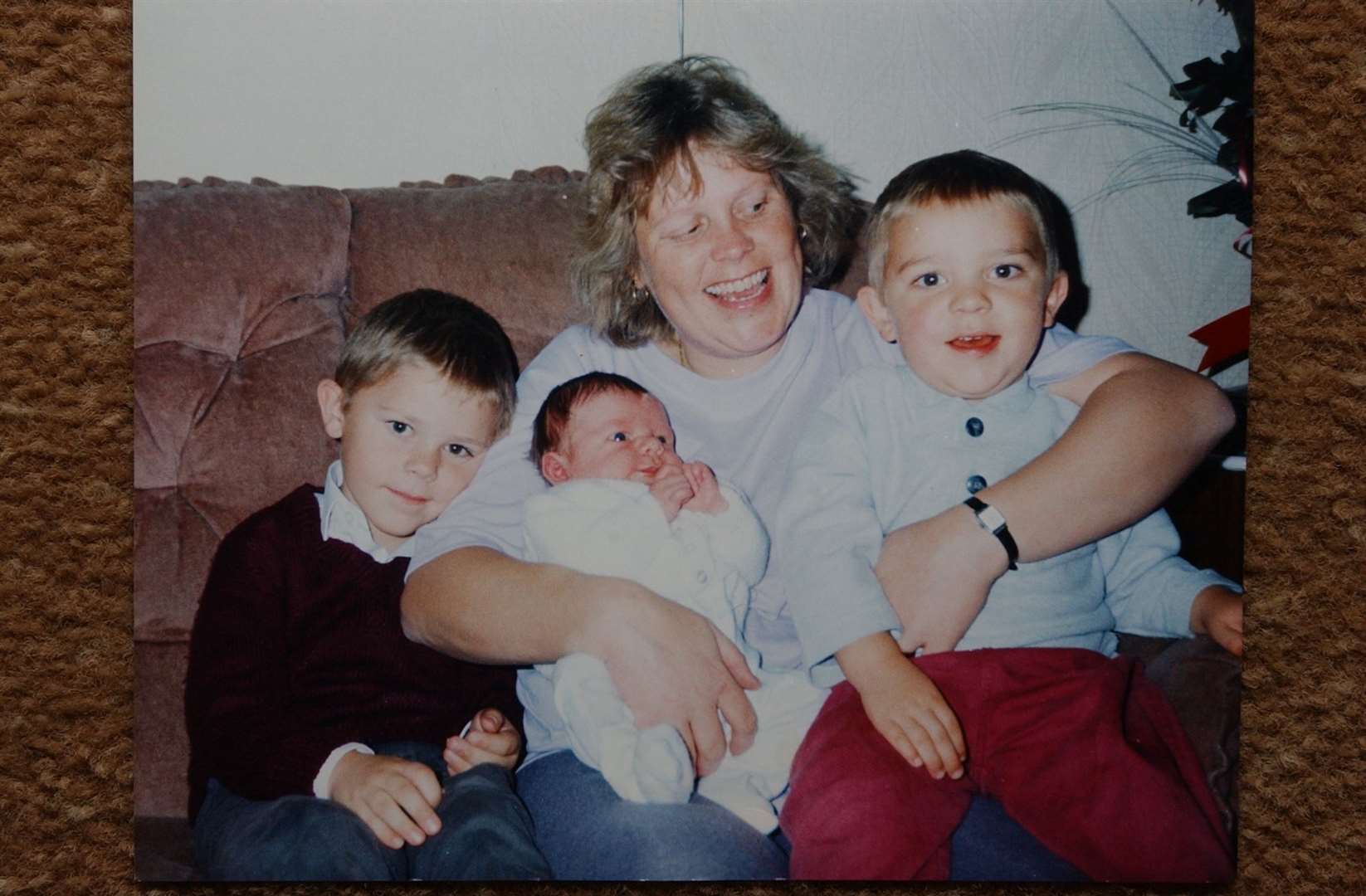 Pregnant Debbie Griggs was described as being a doting mother to sons Jeremy, Jake and baby Luke