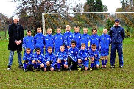 Sheerness East under 11's in their new kits