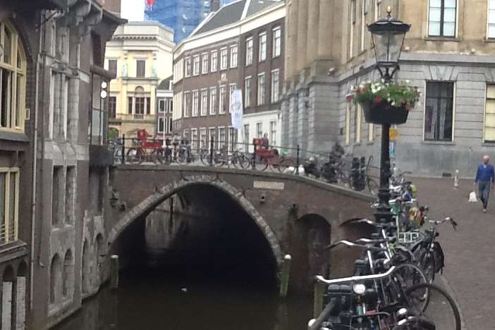 Canals and bicycles in Utrecht