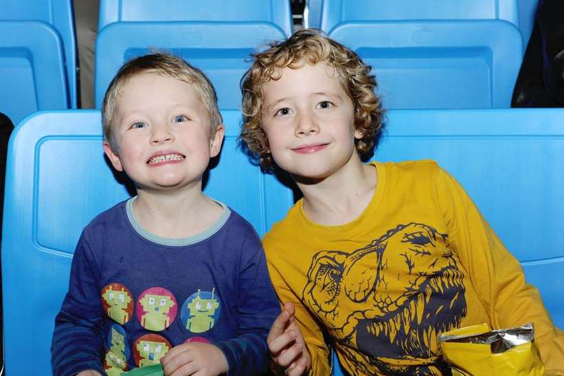 Isaac, 4, and Henry Pridmore, 8, from Gillingham