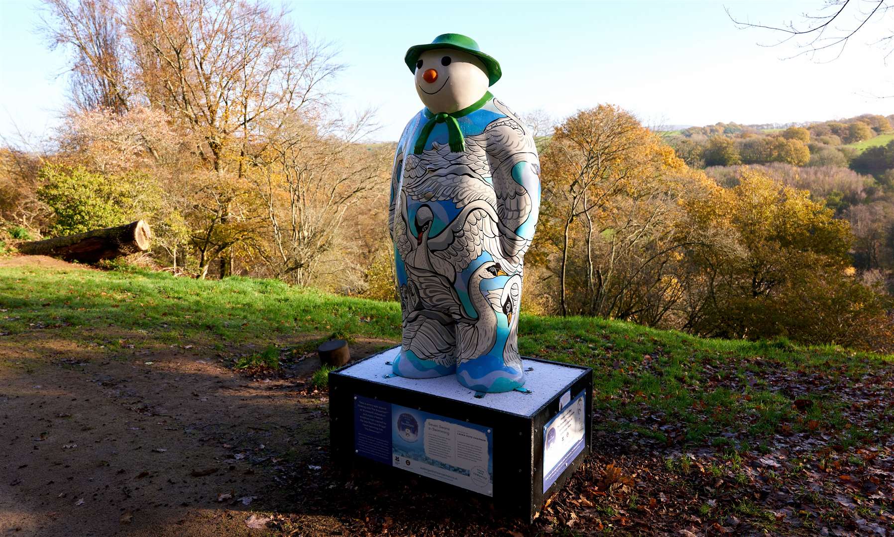 Meet Raymond Briggs’ lovable Snowman with Knole’s artistic outdoor trail. Picture: National Trust Images / Arnhel de Serra