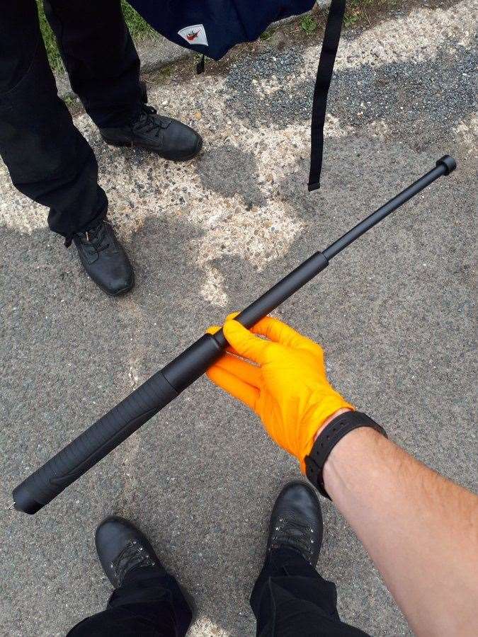 A baton was seized from a 17-year-old (16307542)
