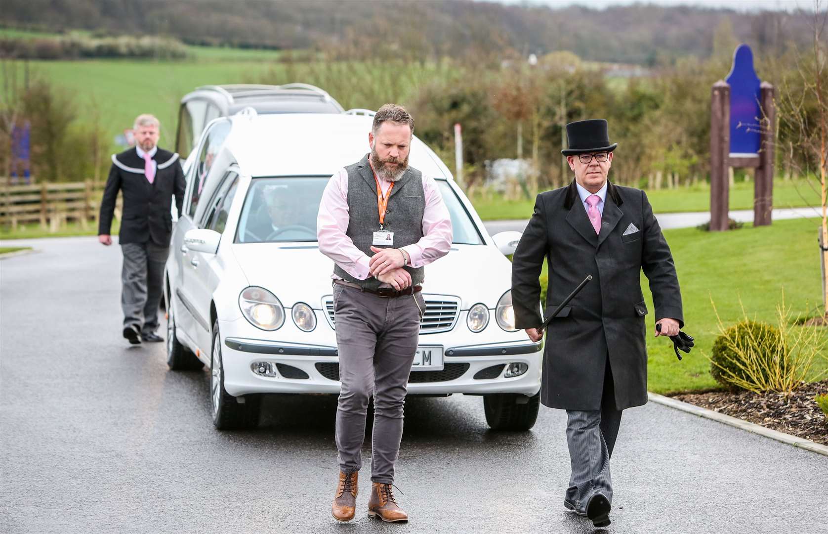 Funeral of Kent Football United goalkeeper Jordan Dawes from Swanley